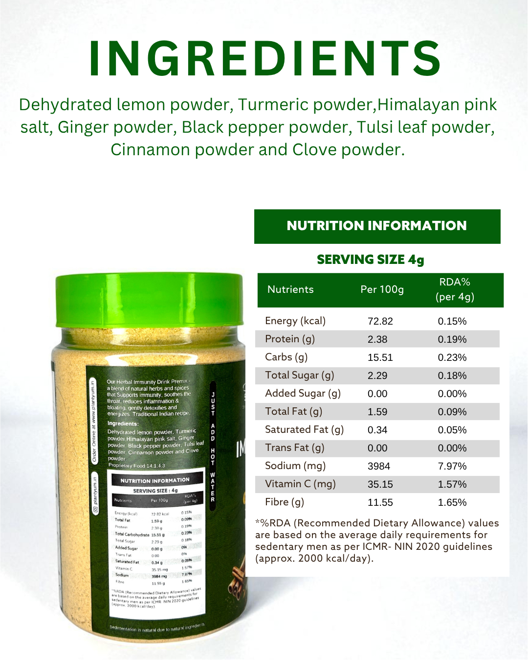 Immunity Kadha Premix 200g