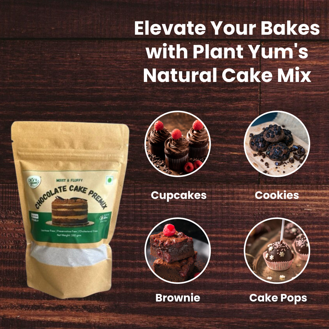 Chocolate Cake Premix | Whole Wheat & Jaggery