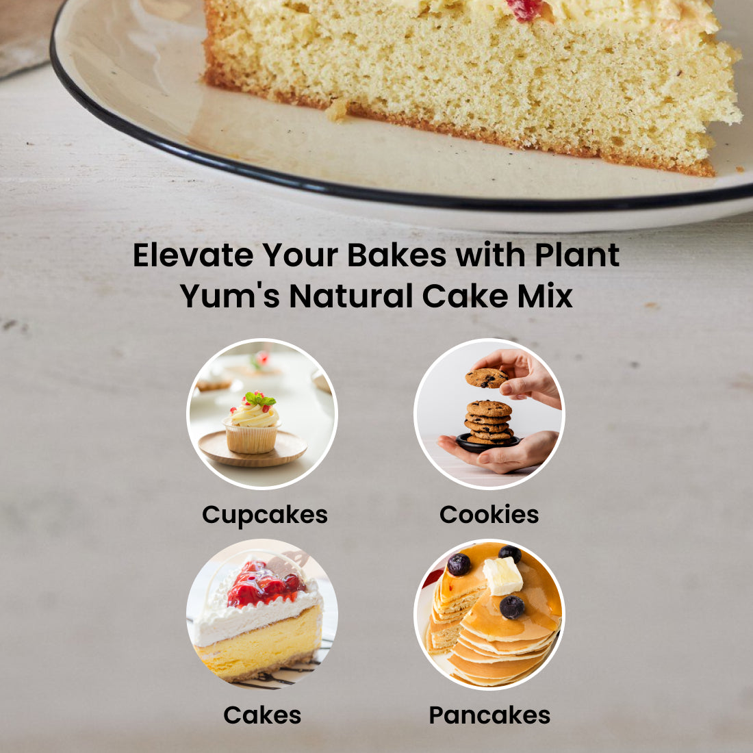 Vanilla Cake Premix | Whole Wheat & Jaggery