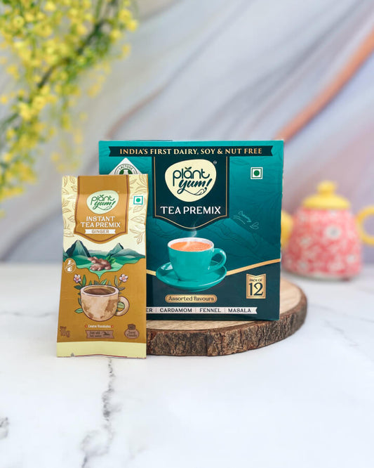 Instant Ginger Tea Premix – Pack of 12