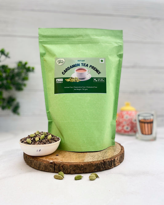 Plant Yum Dairy-Free Chai Family Pack - Masala & Cardamom (750g + 750g)