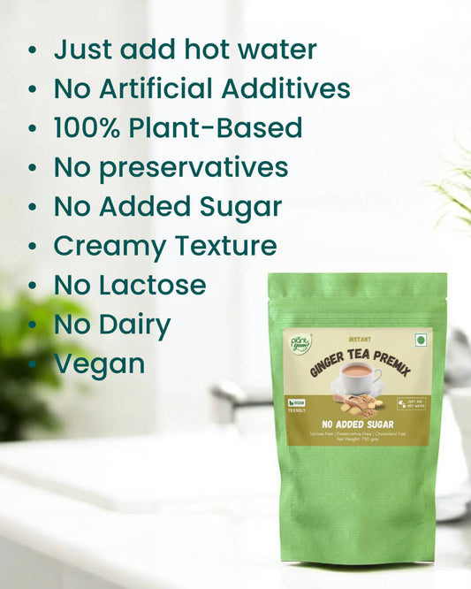 No Added Sugar Tea Premix - Ginger (Adrak) (750g