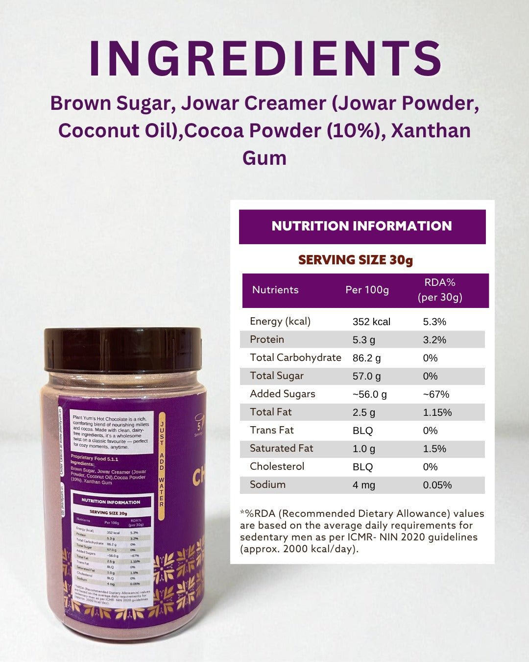 Hot Chocolate Premix