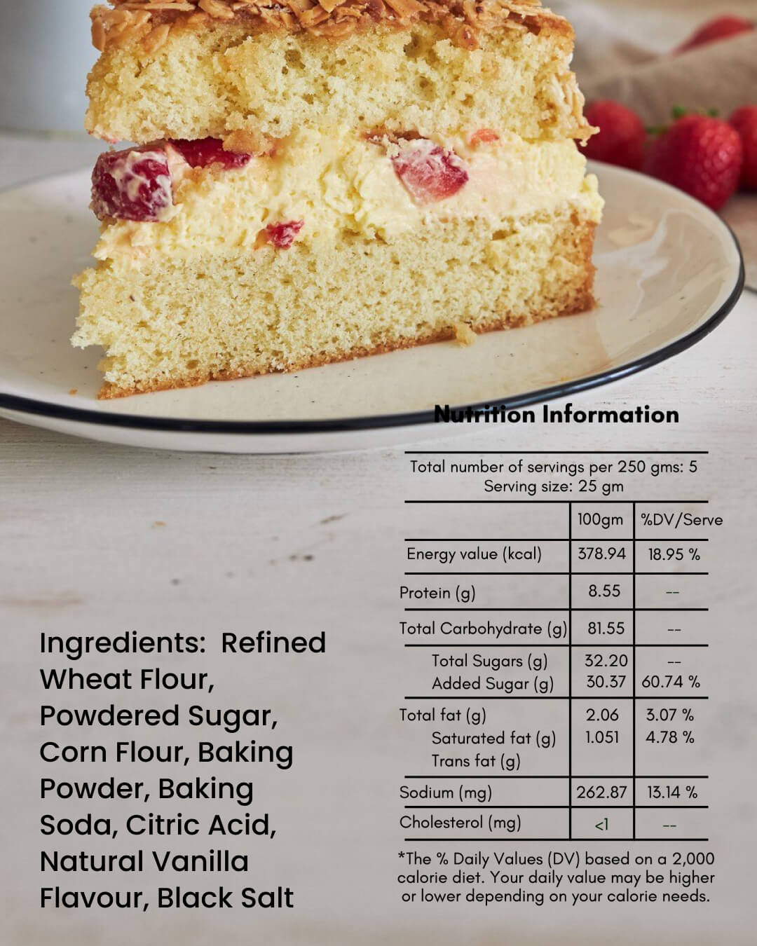 Vanilla Cake Premix (250g)