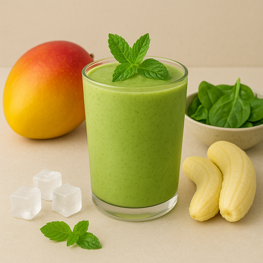 7 Day Clean Protein Challenge by Plant Yum : Day 5 Recipe - Tropical Protein Smoothie