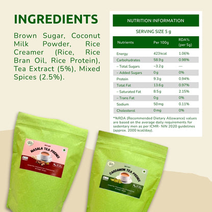 Family Pack - Masala 750g & Cardamom 750g Premix