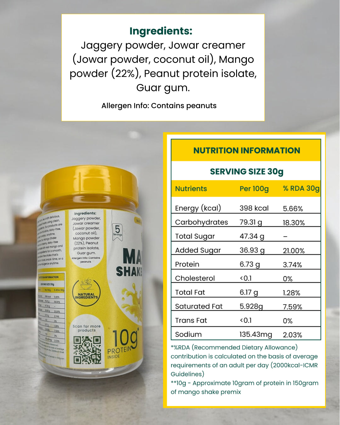 Mango Shake Premix