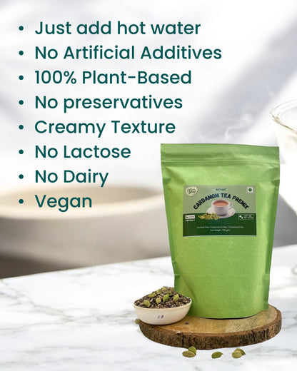 Plant Yum Dairy-Free Chai Family Pack - Masala & Cardamom (750g + 750g)