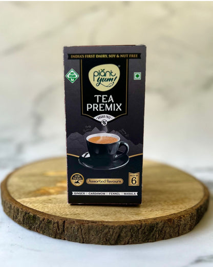 Assorted Tea Premix – No Added Sugar | Dairy-Free Instant Chai | Pack of 6/12