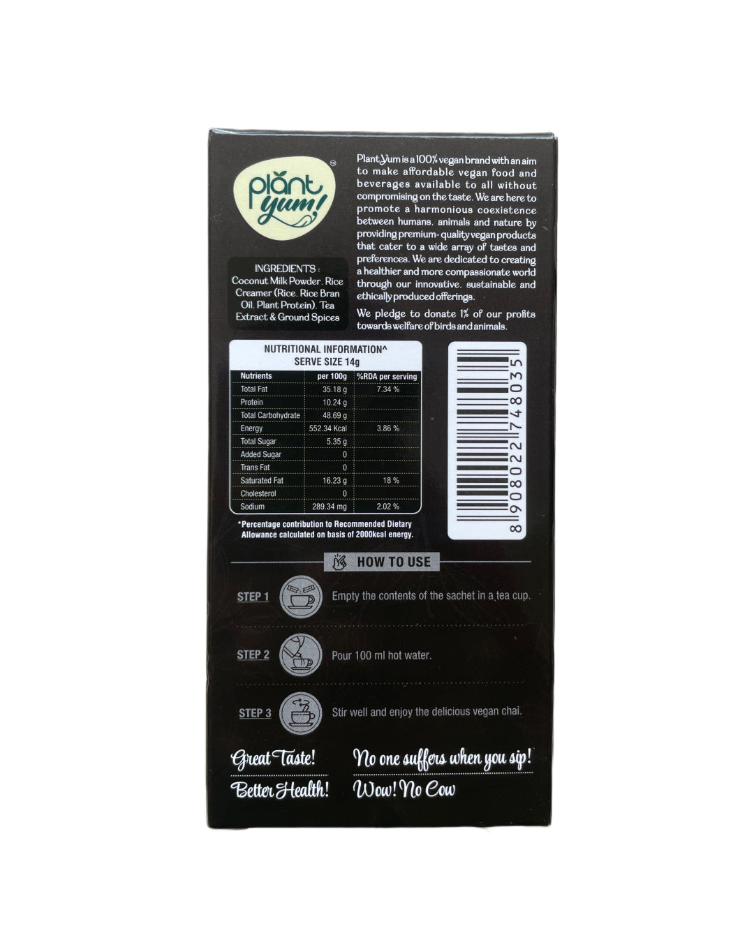 Assorted Tea Premix – No Added Sugar | Dairy-Free Instant Chai | Pack of 6/12