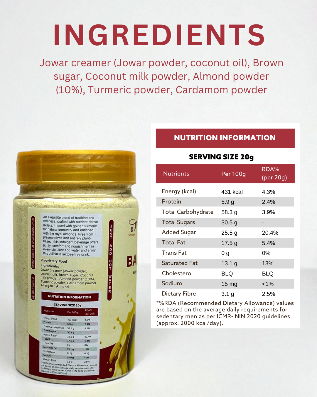 Badam Drink Premix