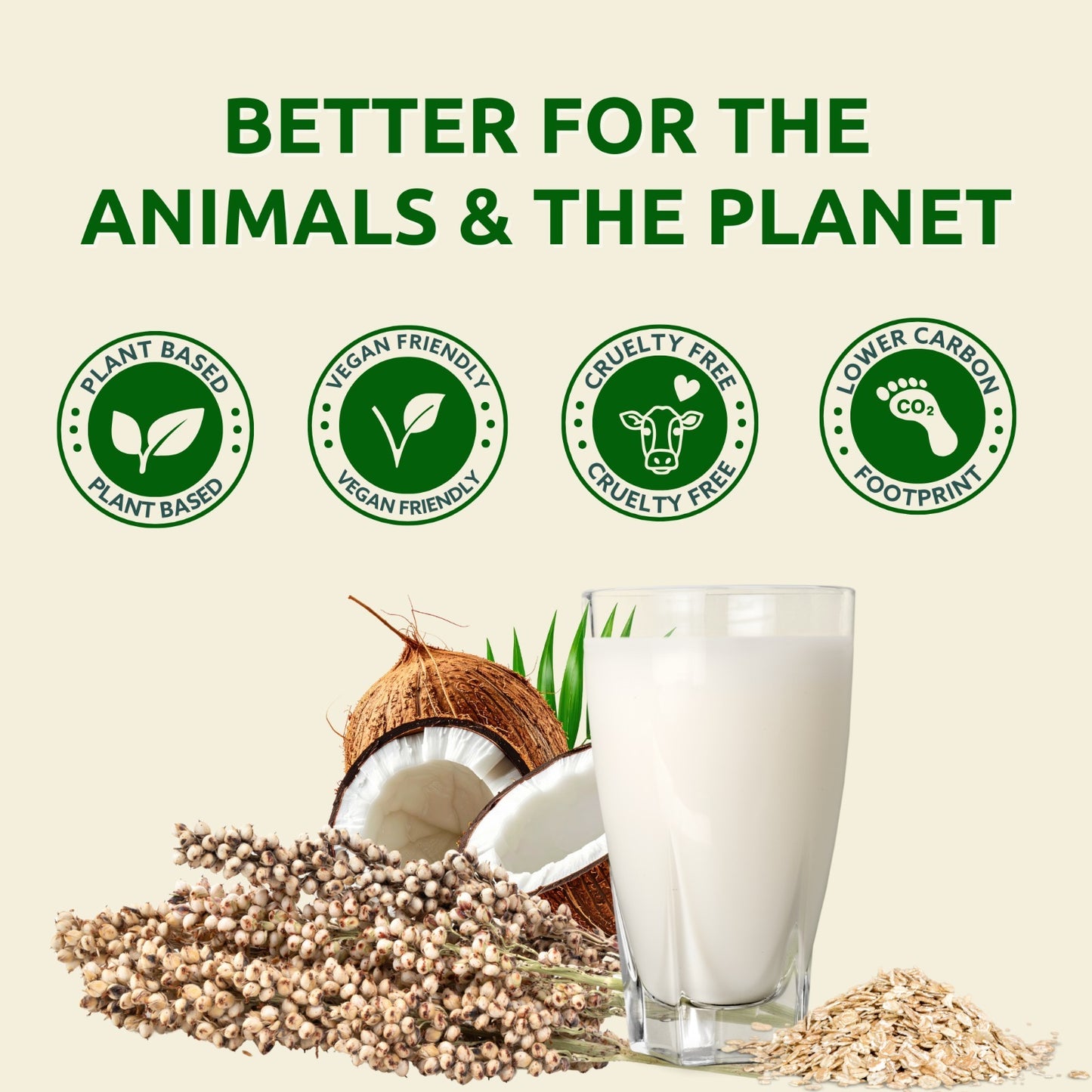 Creamer Trial Pack | Millet Creamer + Coconut Milk Powder + Oats Creamer (100g Each)